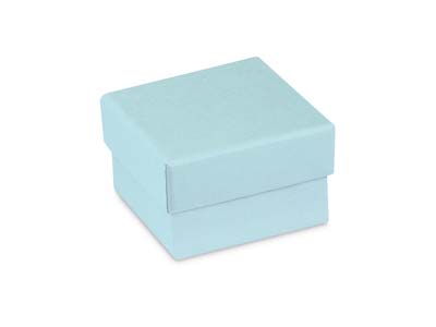 Pastel Blue Card Ring Box - Immagine Standard - 2