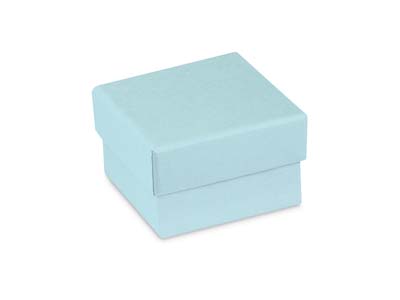 Scatola Per Anello, Cartone Azzurropastello - Immagine Standard - 2