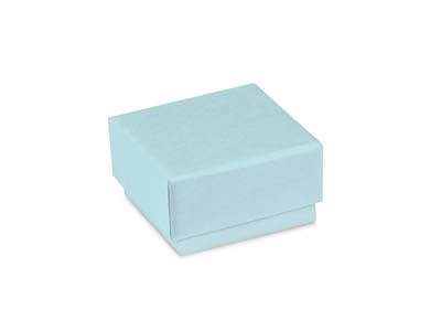 Pastel Blue Card Earring/ Small Universal Box - Immagine Standard - 2