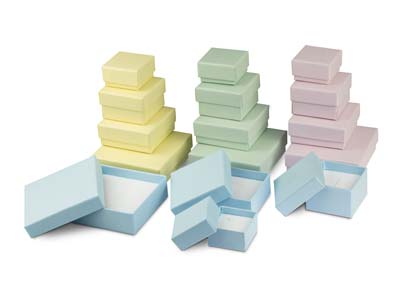 Scatola Universale Modello Medio, Cartone Azzurro Pastello - Immagine Standard - 5