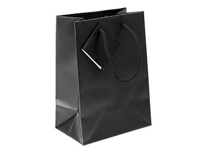 Sacchetto Regalo Modello Piccolo, Nero Opaco