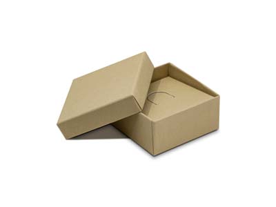 Kraft Recycled Paper Ring Box - Immagine Standard - 1