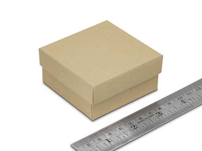Scatola Per Anello, Carta Kraft Riciclata - Immagine Standard - 3