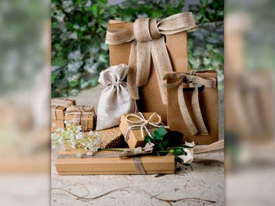 Kraft Recycled Paper Ring Box - Immagine Standard - 5