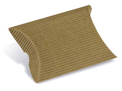 Imballaggio Berlingot 9 X 2,5 Cm, Carta Kraft Ondulata, Confezione Da 10