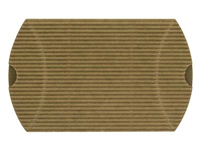 Imballaggio Berlingot 9 X 2,5 Cm, Carta Kraft Ondulata, Confezione Da 10 - Immagine Standard - 2