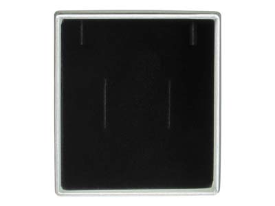 Grande Scatola Universale, Cartone Nero Con Striscia Metallica Argentata - Immagine Standard - 5