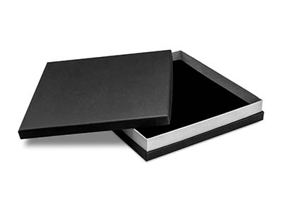 Scatola-Per-Collana,-Cartone-Nero--Co...