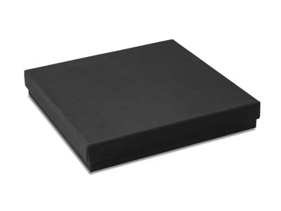 Scatola Per Collana, Cartone Nero Opaco - Immagine Standard - 2