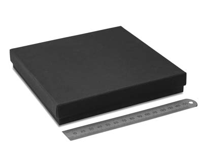 Scatola Per Collana, Cartone Nero Opaco - Immagine Standard - 4