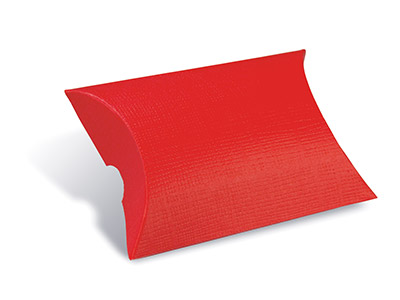 Confezione Da 10 Scatole A Cuscino Piatte Per Confezionamento, Rosso