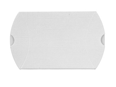 Confezione Berlingot 7 X 7 X 2,5 Cm, Cartone Bianco, Confezione Da 10 - Immagine Standard - 2