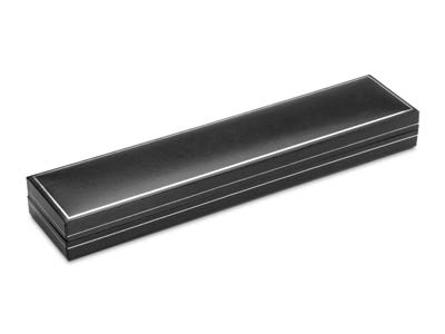 Cofanetto Per Bracciale, Similpellenera Con Bordo Argentato - Immagine Standard - 2