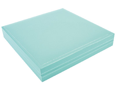 Scatola Per Collana, Similpelle Verde Menta - Immagine Standard - 2