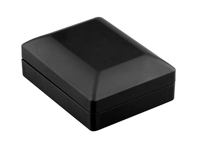 Cofanetto Per Pendente Con Led Luce, Similpelle Nera - Immagine Standard - 2
