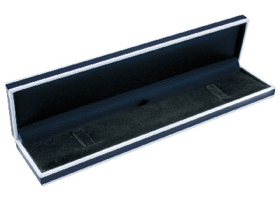 Scatola Per Bracciale, Cartone Lucido Bianco E Nero - Immagine Standard - 1