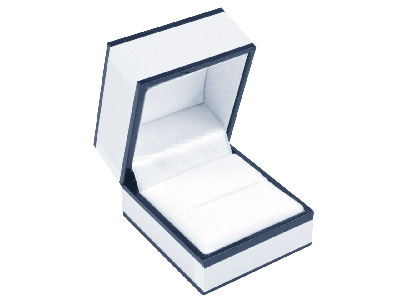 Scatola-Per-Anello,-Cartone-Bianco-E-...