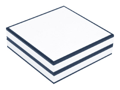 Astuccio Universale, Cartoncino Bianco E Nero Lucido - Immagine Standard - 2