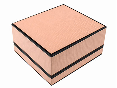 Scatola Vintage Per Bracciale Rigido O Orologio, Effetto Serpente Rosa - Immagine Standard - 2