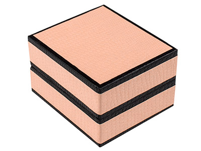 Custodia Vintage Per Orecchini, Aspetto Serpente Rosa - Immagine Standard - 2