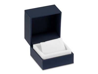 Premium Blue Soft Touch E/ring Box - Immagine Standard - 1