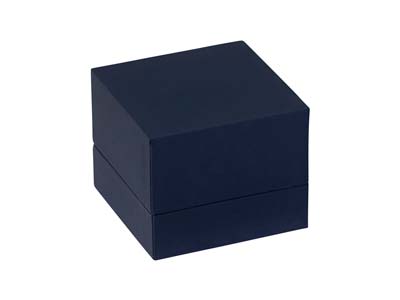 Premium Blue Soft Touch E/ring Box - Immagine Standard - 2