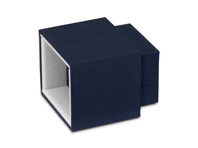Premium Blue Soft Touch E/ring Box - Immagine Standard - 5