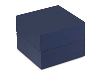 Premium Blue Soft Touch Bangle Box - Immagine Standard - 2