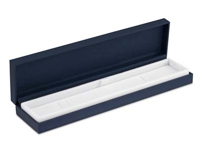 Premium Blue Soft Touch Bracelet Box - Immagine Standard - 1