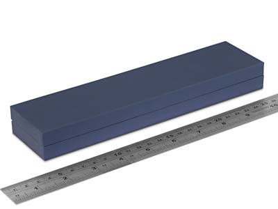 Premium Blue Soft Touch Bracelet Box - Immagine Standard - 3