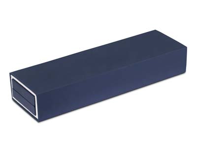 Premium Blue Soft Touch Bracelet Box - Immagine Standard - 4