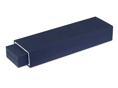 Premium Blue Soft Touch Bracelet Box - Immagine Standard - 6