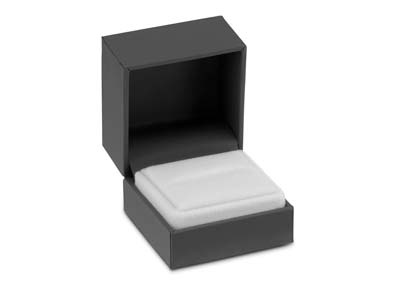 Astuccio Per Anello Premium, Gomma Grigia - Immagine Standard - 1
