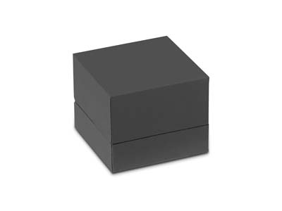 Astuccio Per Anello Premium, Gomma Grigia - Immagine Standard - 2