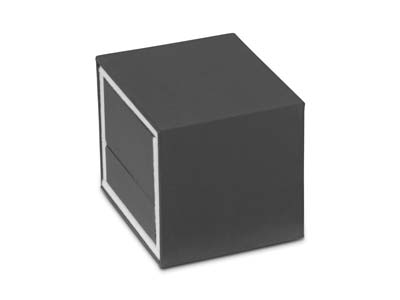 Premium Grey Soft Touch Ring Box - Immagine Standard - 4