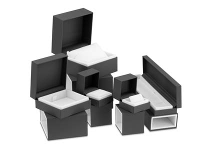 Premium Grey Soft Touch Ring Box - Immagine Standard - 8
