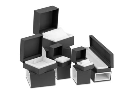 Premium Grey Soft Touch E/ring Box - Immagine Standard - 8