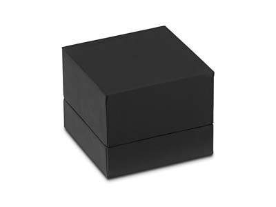 Premium Black Soft Touch Ring Box - Immagine Standard - 2