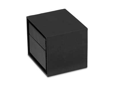 Premium Black Soft Touch Ring Box - Immagine Standard - 4