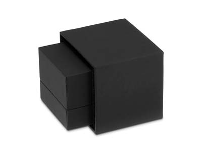 Premium Black Soft Touch Ring Box - Immagine Standard - 6