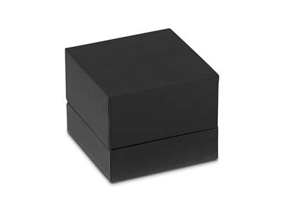Astuccio Premium Per Orecchini, Gomma Nera - Immagine Standard - 2