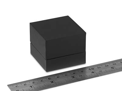 Premium Black Soft Touch E/ring Box - Immagine Standard - 3