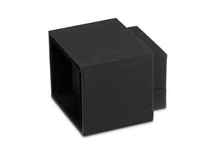 Astuccio Premium Per Orecchini, Gomma Nera - Immagine Standard - 5