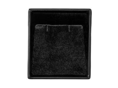 Astuccio Premium Per Orecchini, Gomma Nera - Immagine Standard - 7