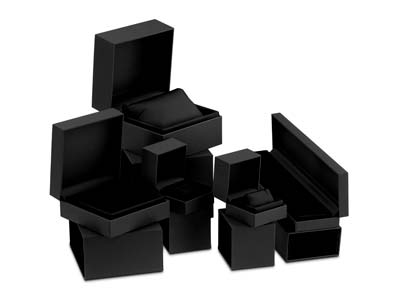 Premium Black Soft Touch Bangle Box - Immagine Standard - 7