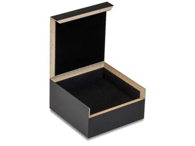 Custodia Universale Modello Piccolo, Nera Fibra Di Legno Liscia - Immagine Standard - 1