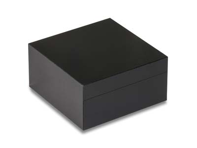 Custodia Universale Modello Piccolo, Nera Fibra Di Legno Liscia - Immagine Standard - 2