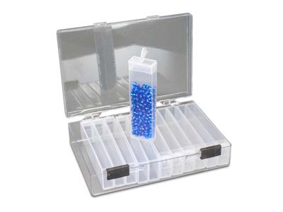 Beadsmith Keeper Flips Bead Box 12 Containers - Immagine Standard - 2
