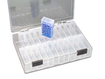 Beadsmith Keeper Flips Bead Box 24 Containers - Immagine Standard - 5