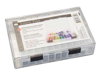Beadsmith Keeper Flips Bead Box 24 Containers - Immagine Standard - 8